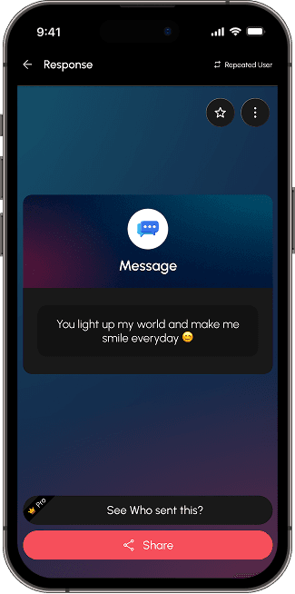 Response phone screen