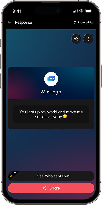Response phone screen